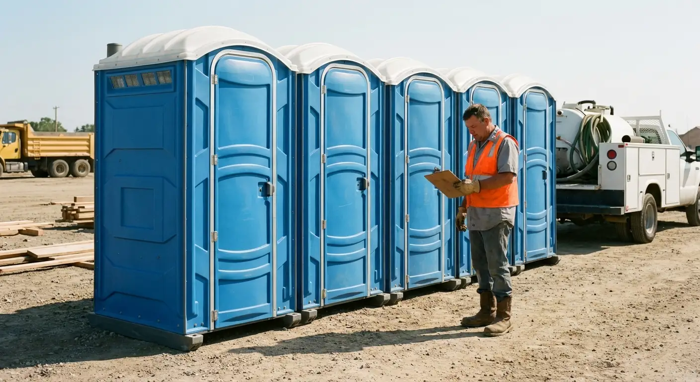 Portable toilet site planning and placement logistics in Menifee, CA