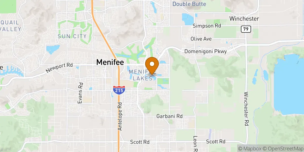 neighborhood map in Menifee, CA
