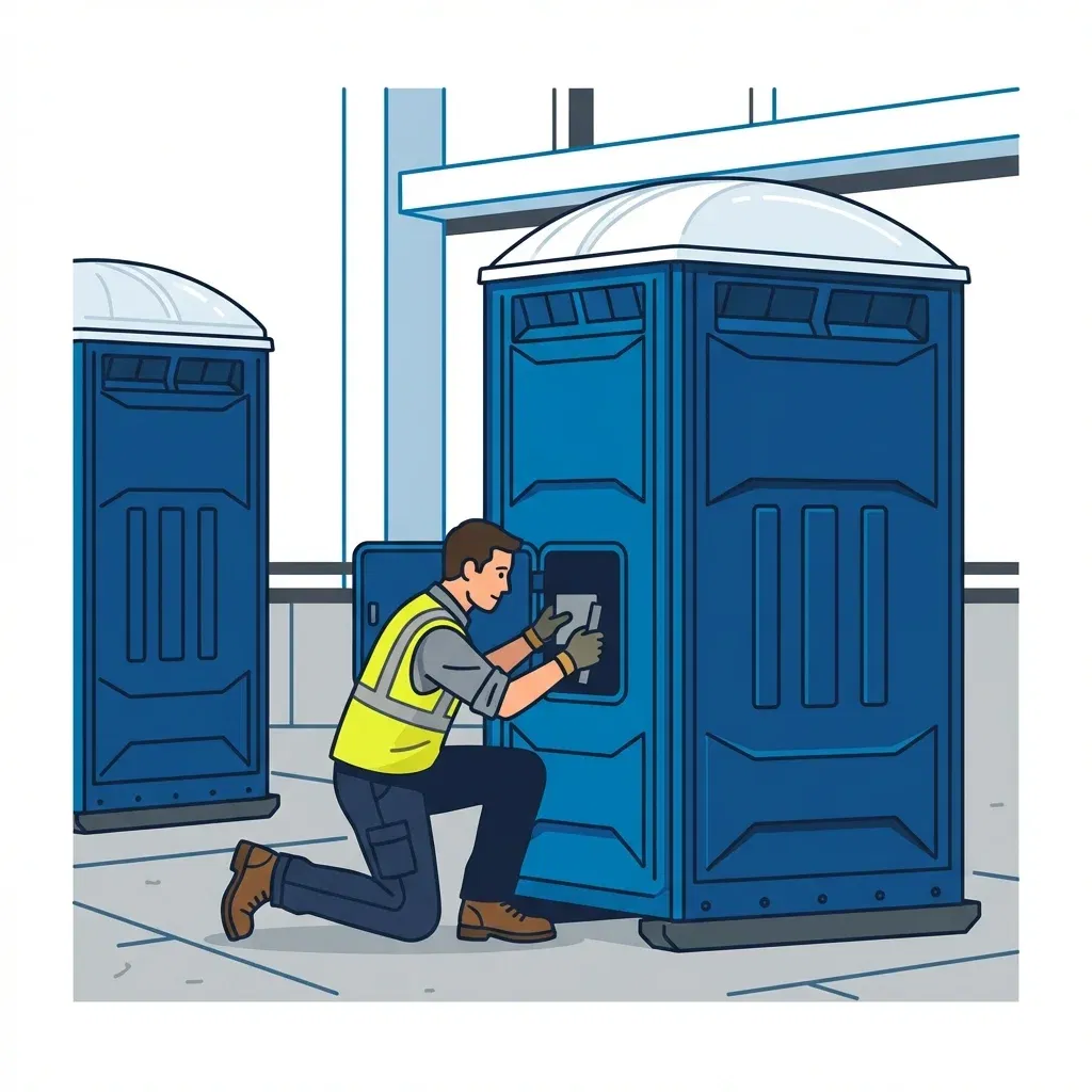 High-rise construction site sanitation logistics in Menifee, CA